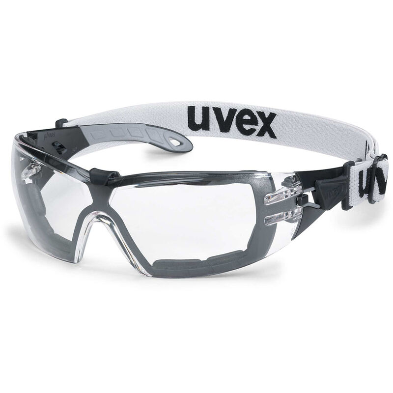 Image of Occhiali da lavoro Uvex Pheos Guard 9192180 misura piccola - Nero/Grigio