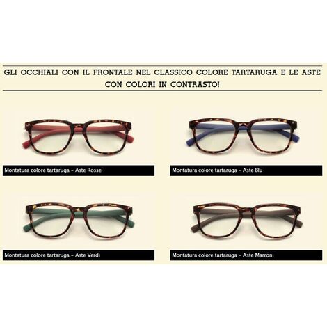 Occhiali da Lettura El Charro mod. Maryland – ROSSO  - diottrie +1,5