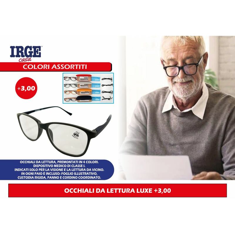 Occhiali da lettura luxe +3,00