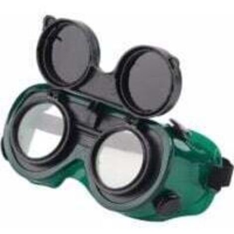 Occhiali da saldatura ribaltabili, occhiali protettivi per saldatori con lenti da 50 mm, occhiali di sicurezza per saldatura, saldatura a cannello e taglio.