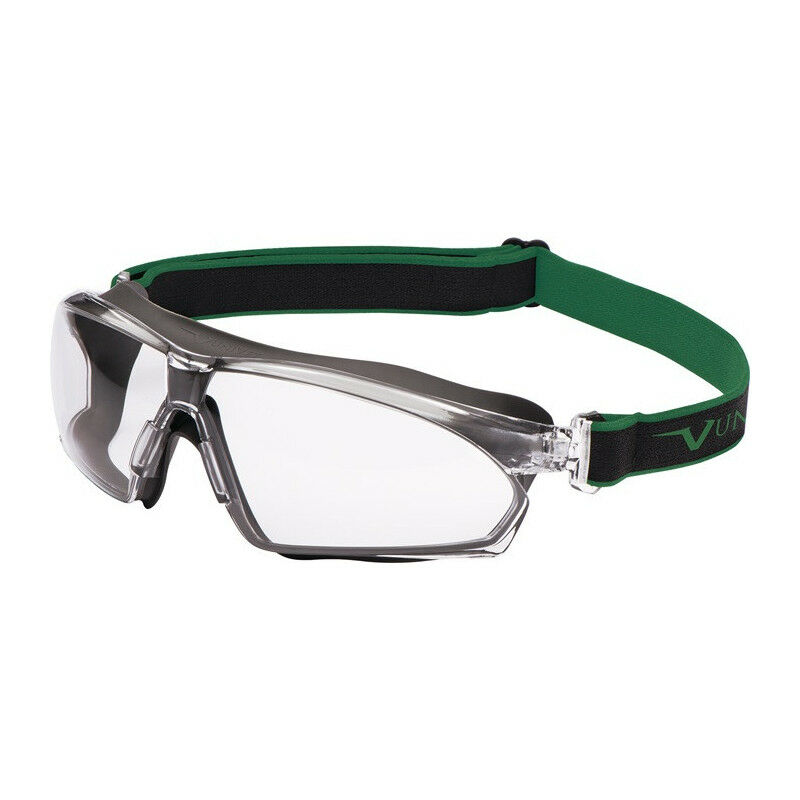 Image of Occhiali di protezione a piena vista 625 EN 166 EN 170 montatura grigio scuro, lenti chiare