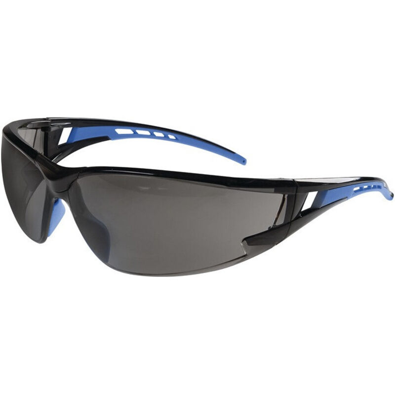 Occhiali di protezione Falcon 2 EN 166, aste blu, lenti PC PROMAT colorate