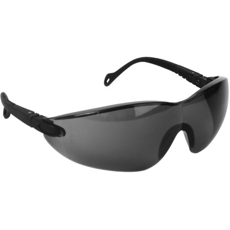 Occhiali di sicurezza antigraffio UV400 Eclipse - Nero/Fumo