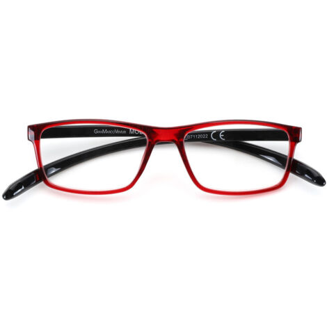 OCCHIALI GMV MOD. VERONA D. 2,5 COLORE ROSSO- 4,0 pz