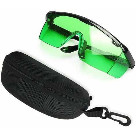 Occhiali laser verdi aggiornati - Occhiali di sicurezza per livelli laser verdi, laser rotanti e laser multilinea - Migliora la visibilità del raggio verde