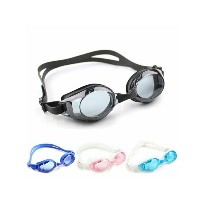 Image of Occhiali occhialini nuoto piscina mare lenti antiappannamento no uv + custodia