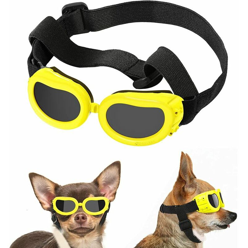 Occhiali per cani, occhiali da sole regolabili per...