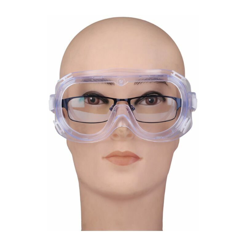Occhiali protettivi completamente chiusi, vetri