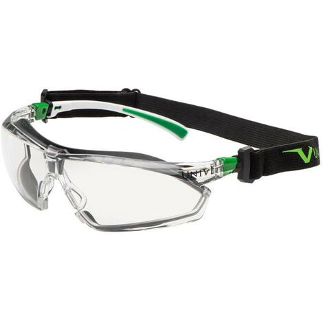 occhiali trasparenti univet 506u con fascia elastica