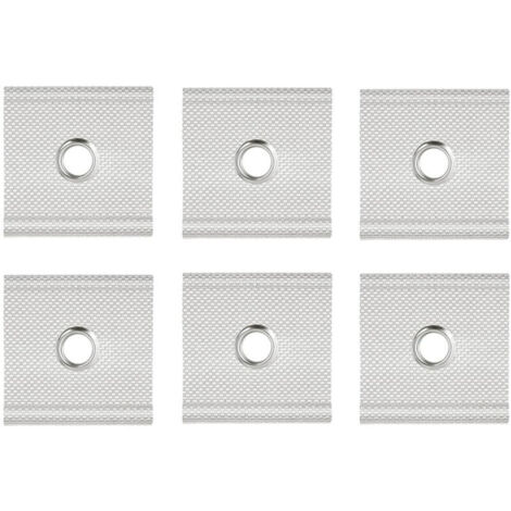 occhielli per binari da 5/6 mm a 7/8 mm, occhielli per binari, ganci, strisce di fissaggio per tendalino, tenda da campeggio, tendalino per roulotte