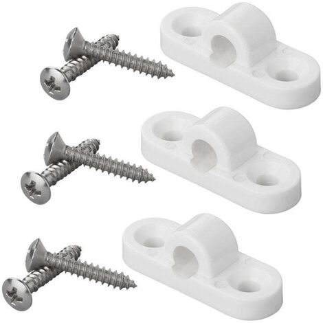 Occhiello per tendalino orizzontale in plastica - set da 3 pezzi