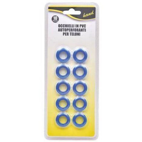 OCCHIELLO PLASTICA HAND - FORO MM 11 CF=PZ 10 - 6 confezione