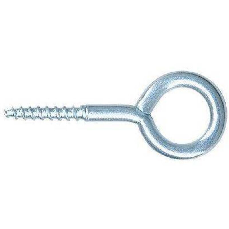 Occhiolo Con Vite Per Legno Acciaio Zincato Mm.17x40 Mm.2,5x18