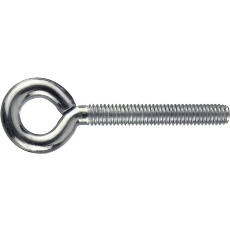 Occhioli filetto metrico M6x40 mm. - 4 pz.