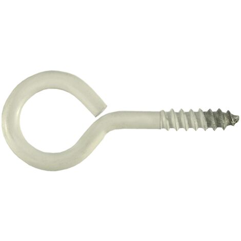 OCCHIOLI PER LEGNO PLASTIFICATI 3,3X20X10 MM. - 10 PZ.