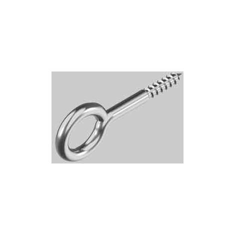 OCCHIOLO A VITE INOX 3,5x32 mm (Ø 7 mm) - 50 pezzi