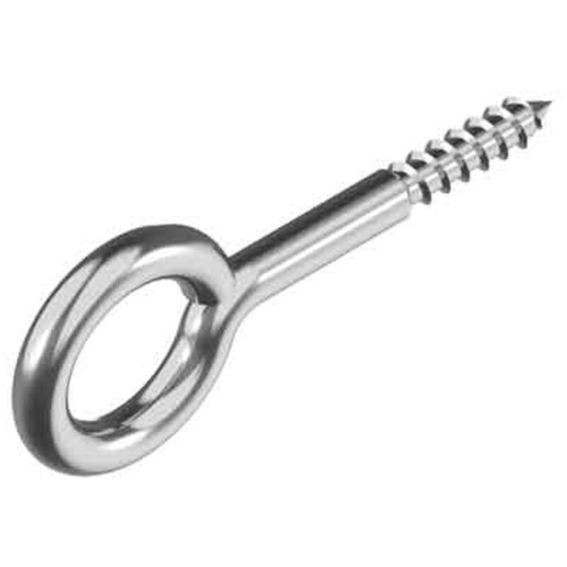 OCCHIOLO A VITE INOX 6x66 mm (Ø 14 mm) Q.TA 50