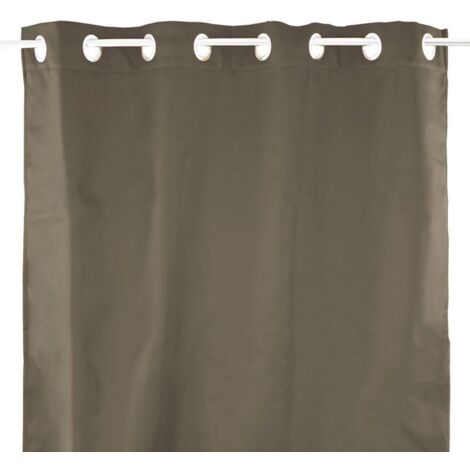 OCCULTANT - Rideau occultant taupe 140x250