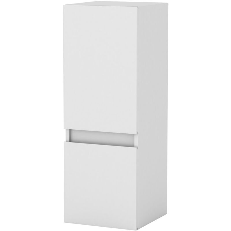 Ocean Sanitaire - Ocean Colonne de salle de bain avec 2 Porte, Compartiment,30x30x83cm,blanc