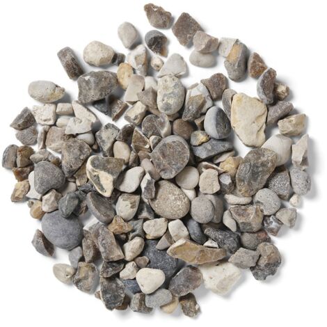 Ocean Flint Bulk Bag 850 kg Chippings - 15-22 mm Multi-Coloured Stone - L100 x W100 x H80 cm