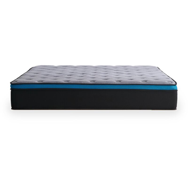 Mobilier Deco - ocean - Matelas ressorts ensachés et mémoire de forme 140x190 cm