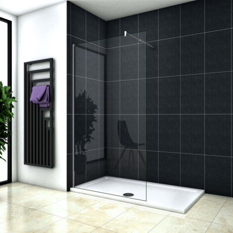 Océan Paroi De Douche 130x200cm En 8mm Verre Anticalcaire Paroi Latérale Douche Italienne