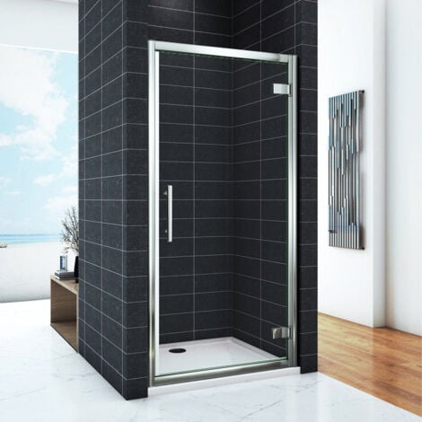 OCEAN Porte de douche 80x185cm en 6mm verre securit insinstallation en niche modèle de LIPER