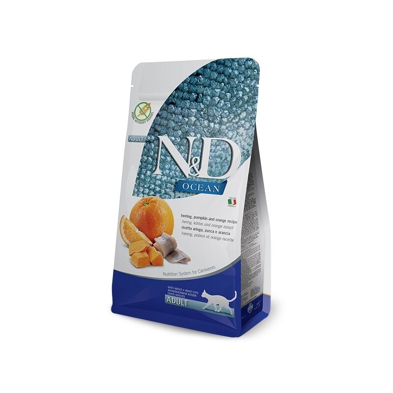 Farmina - OCEAN POTIRON & HARENG & ORANGE CHAT ADULTE - 5,00 KG PND0500012