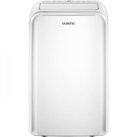 Oceanic – Climatiseur mobile réversible 12000 BTU – 3530 W – Chaud/Froid programmable – Classe énergétique A – Silencieux pour espaces jusqu'à 30m²