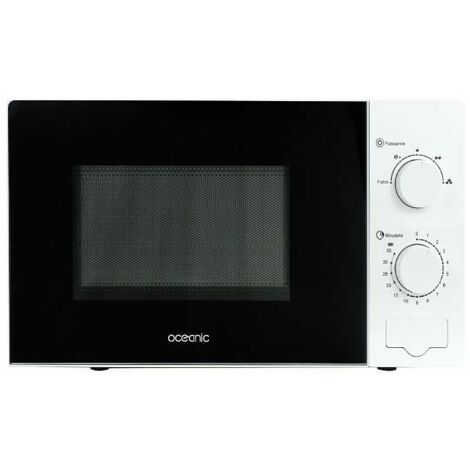 Microondas blanco Cecotec ProClean 3120. 20 L, Con Grill y Revestimiento  Ready2Clean para mejor limpieza, Tecnología 3DWave, Diseño puerta FullWhite  y detalles metálicos, 6 niveles: 75,00 €