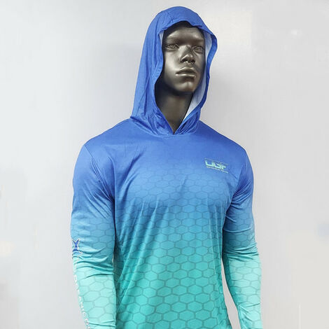 Oceanic – sweat-shirt De pêche à manches longues pour hommes, T-Shirt De randonnée en plein air, Protection Uv,4XL,1