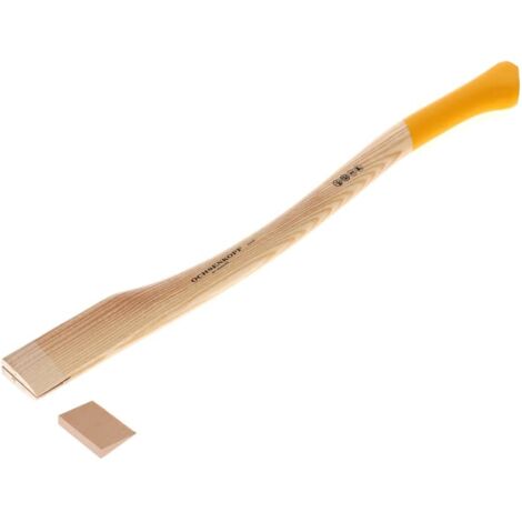 Ochsenkopf Manico di Ricambio per Accetta Euro, Manico in Frassino, 700 mm, 440 g, a Forma di Piede di Porco, Utensile Forestale, Ox E-83 E-0700