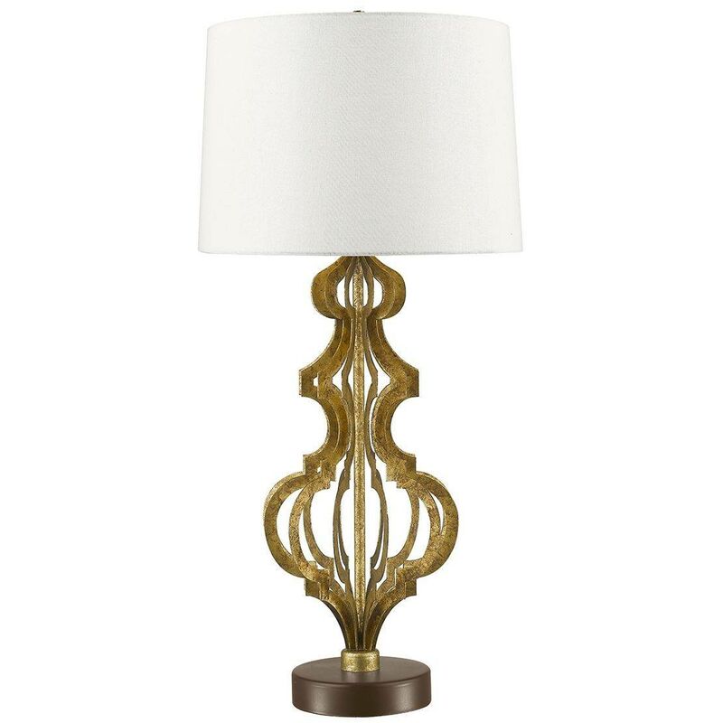 Elstead Lighting - Elstead Octavia - 1 Light Table Lamp Gold, E27