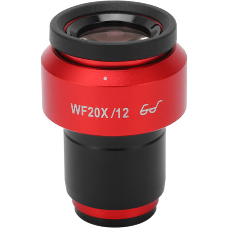 Oculaire de microscope réglable 30mm avec lentille haute visibilité et interface rouge