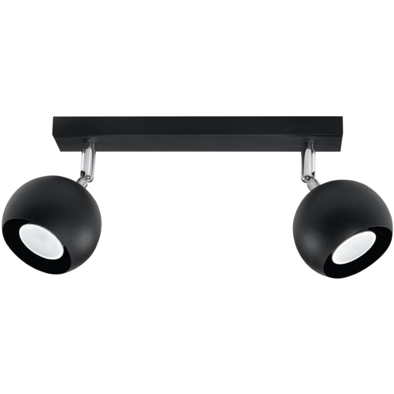 Oculare - 2 Light Spotlight Bar Schwarz, Gu10 - Sollux