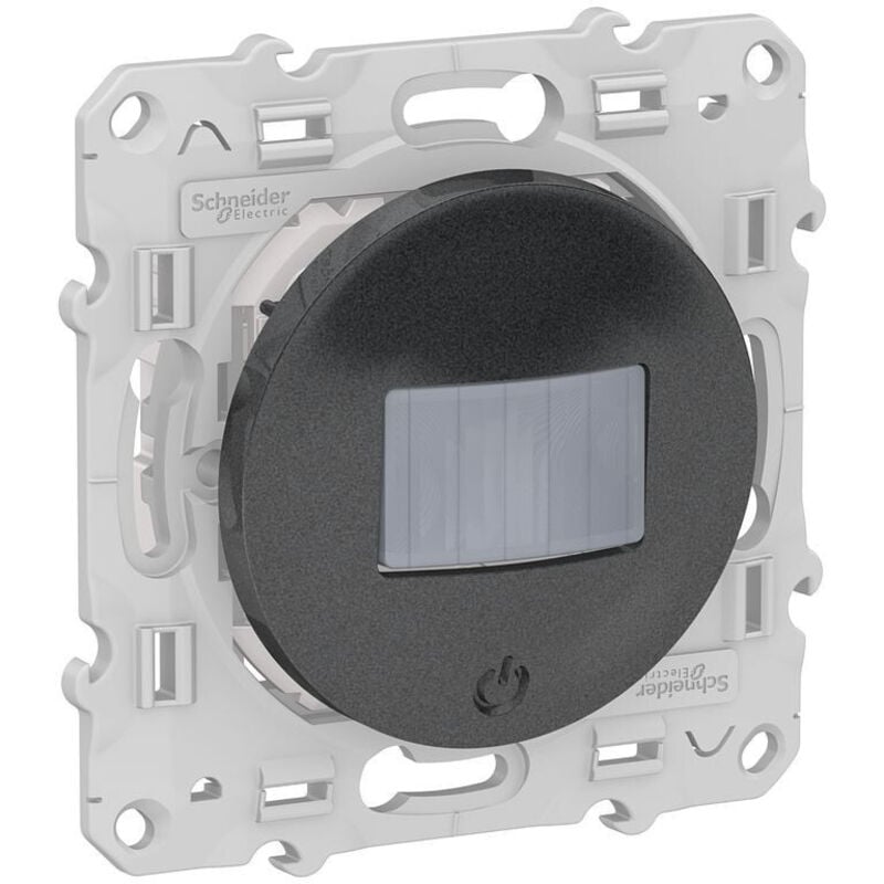Schneider Electric - détecteur de présence et de mouvement - 3 fils - odace - anthracite s540523