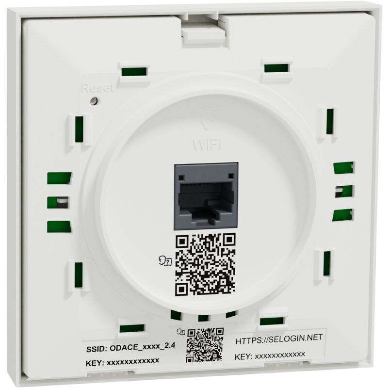 Schneider Electric - odace point acces wifi bibande poe 8W, wifi 4&5 AC2, 1GBIT RJ45, blanc SCHS520491