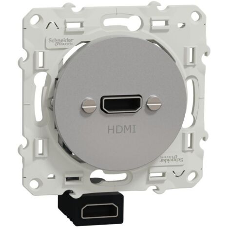 ODACE PRISE HDMI TYPE A ALU SCHNEIDER S530462
