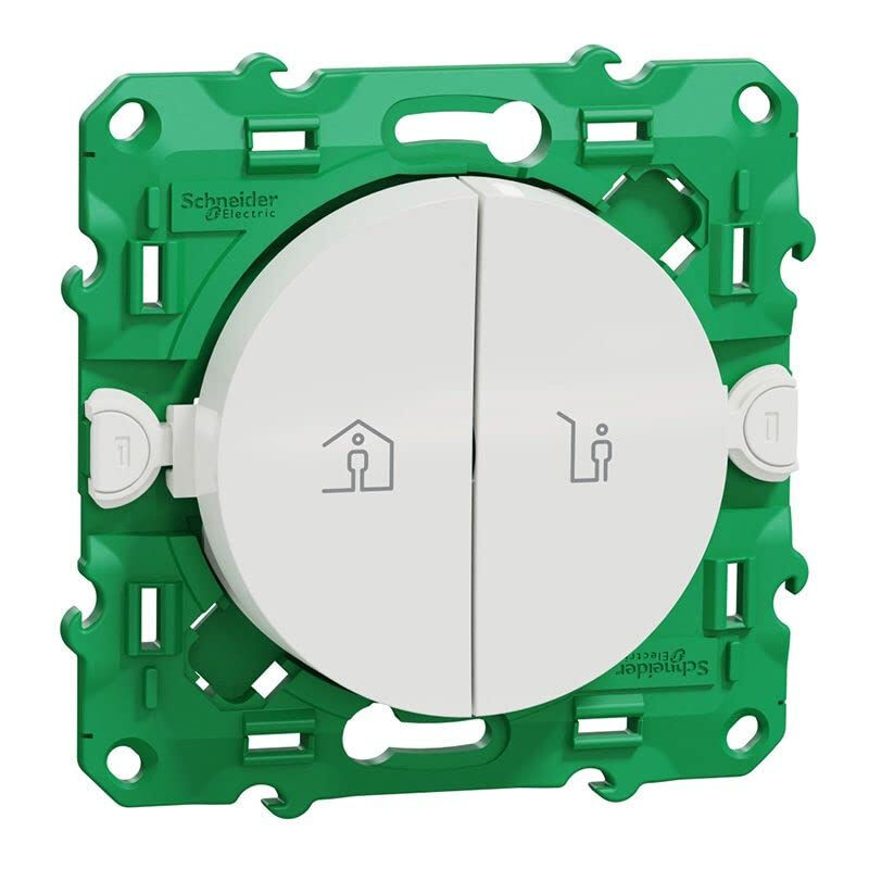Schneider Electric - schneider odace interrupteur sans fil et sans pile blanc - S520191