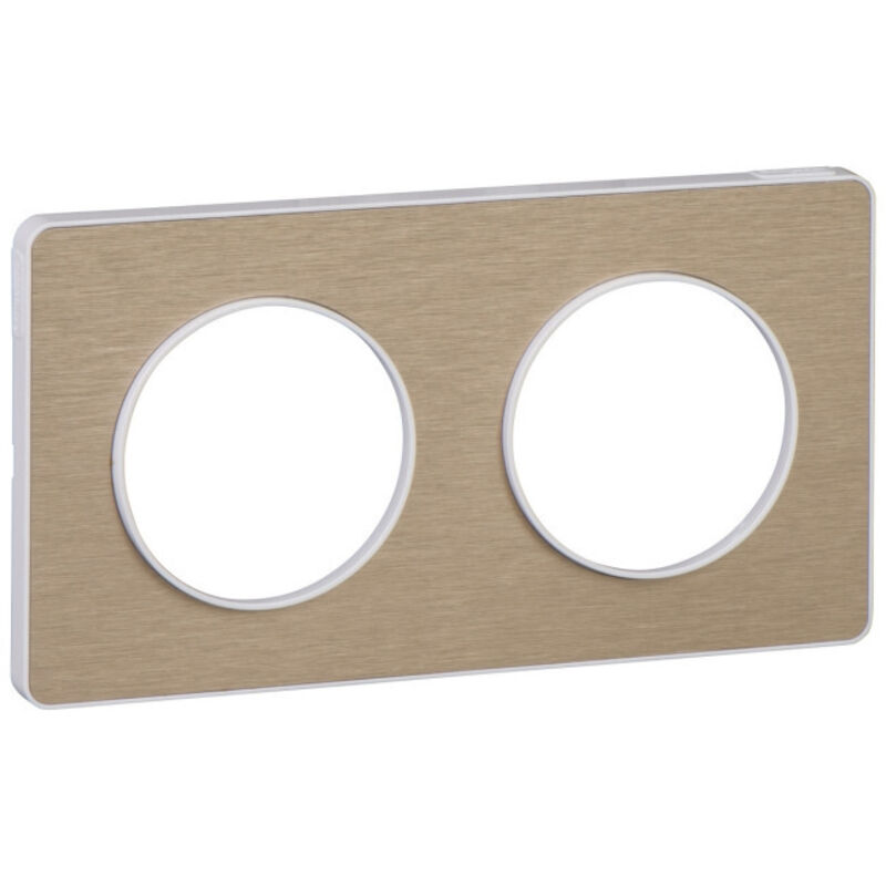 Schneider elec ppm pmo 61 20 CADRE touch 2 ÉLÉMENTS bronze brossé ppm - pmo 61 20