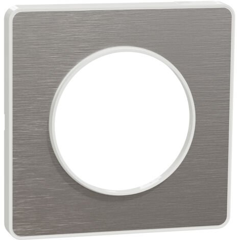 Odace Touch, plaque Translucide Blanc 1 poste (S520802R)