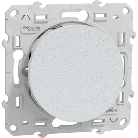 Odace, va-et-vient Blanc Recyclé, 10 A, à vis (S510204)