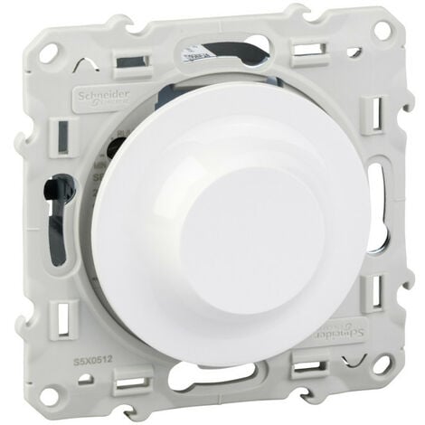 SCHNEIDER ELECTRIC Odace - variateur universel - Blanc - LED (S520512-19)