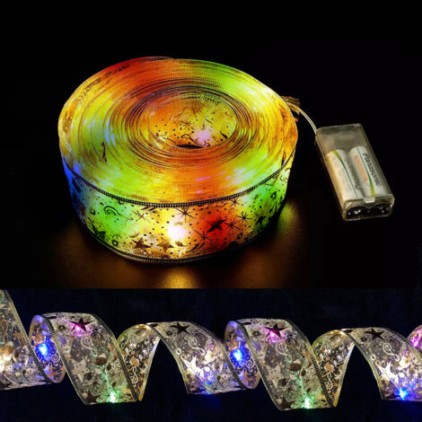 oder 10 Meter lange LED-Lichterketten für Weihnachtsbaum, Garten, Terrasse und Innendekoration