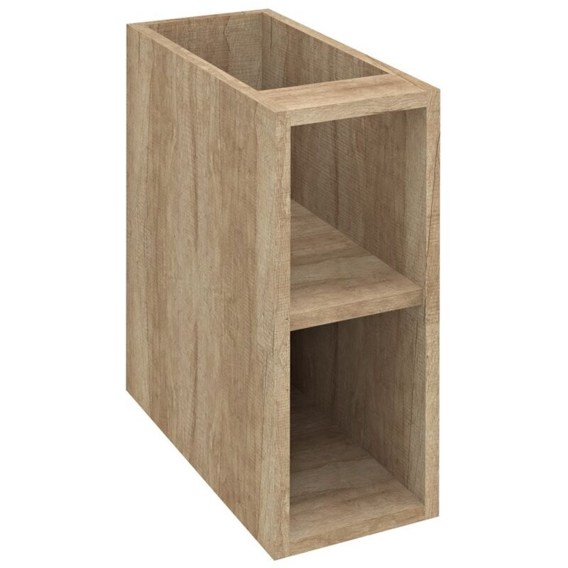 Sapho - odetta étagère inférieure 20x50x43,5cm, chêne Alabama