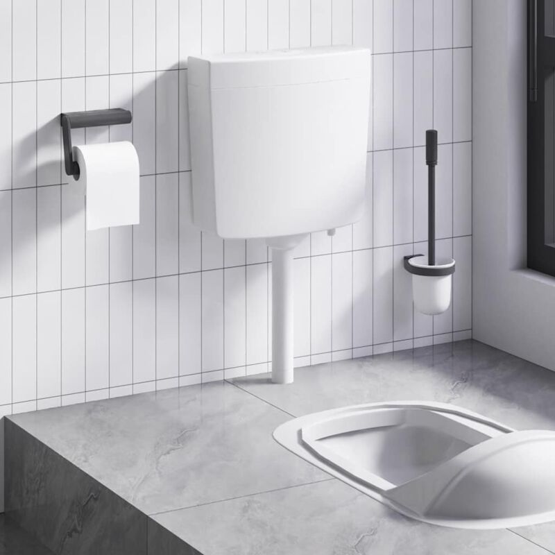 Odipie - Réservoir de wc avec entrée d'eau inférieure 3/6 l blanc