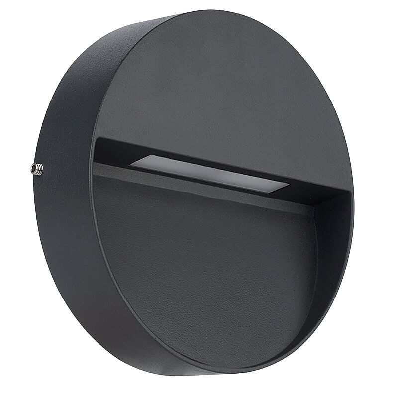 Odo applique led tondo grigio 3W 4000K - bellotti
