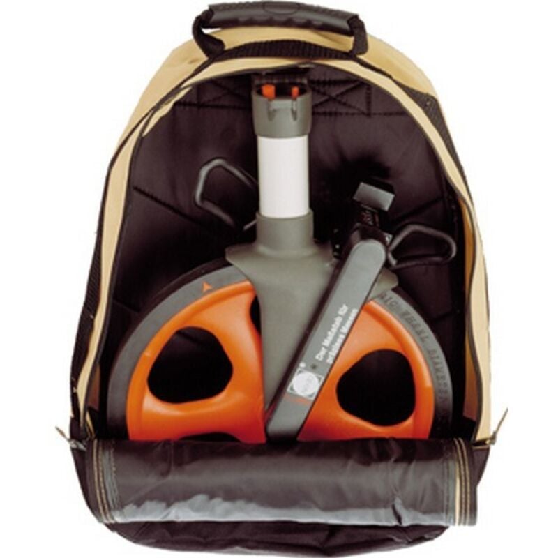 Roue mesureuse légère, Plage de mesure : 0-9999,99 m, Circonférence de la roue 1 m, Résolution 0,1 m, Poids : 2,3 kg