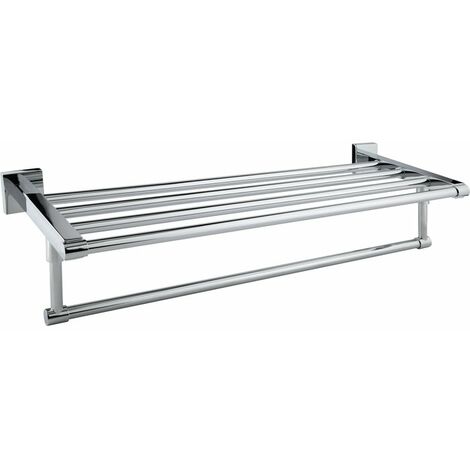 Odyssea – Porte-serviette mural 5 barres en inox et laiton – Fixation invisible – Dimensions 602x199x126,5mm – Installation facile - OS5630CP