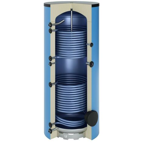 OEG Ballon solaire 2250 litres avec 2 échangeurs à tube lisse